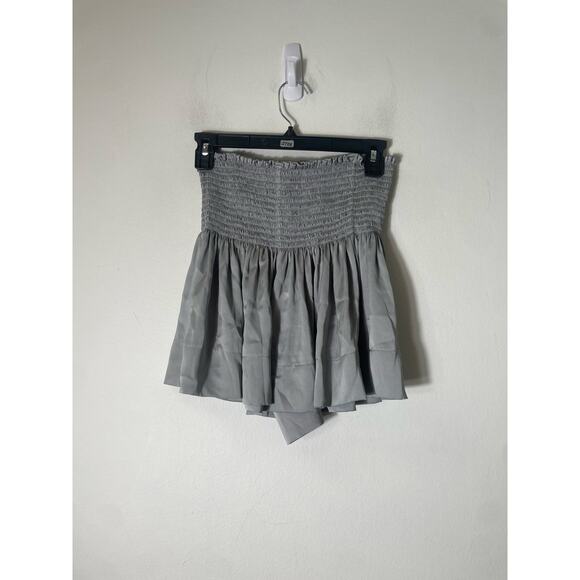Koch Gray High Waisted Flowy Shorts Sz S - Picture 1 of 2